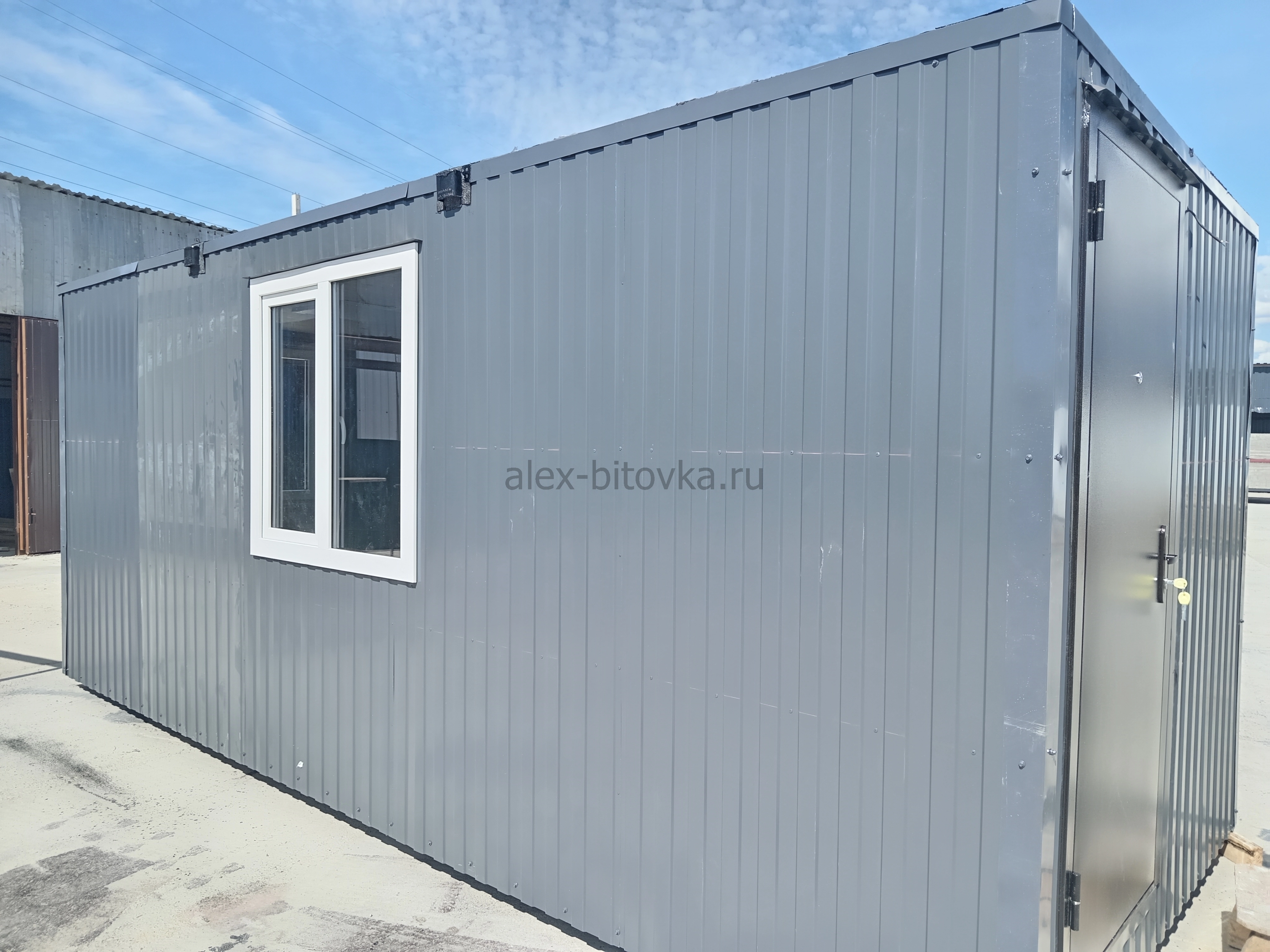 бытовка с наружной обшивкой профлистом в Молькин хутор 