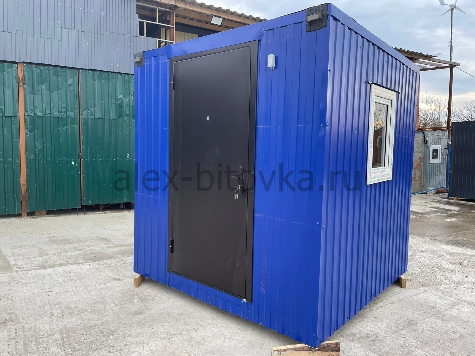 металлический пост охраны в Набережный посёлок