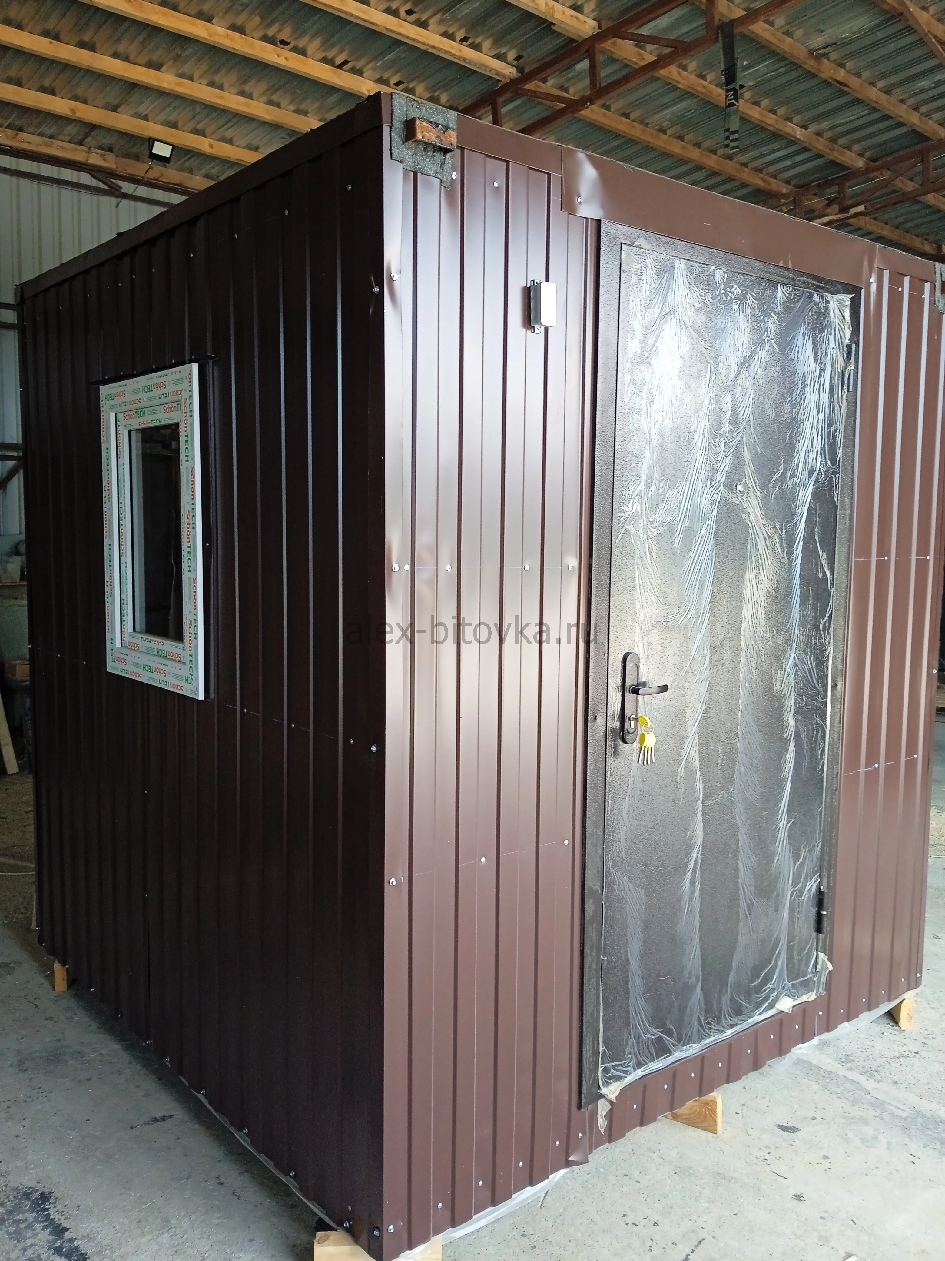 пост охраны для школы в Ахметовская станица