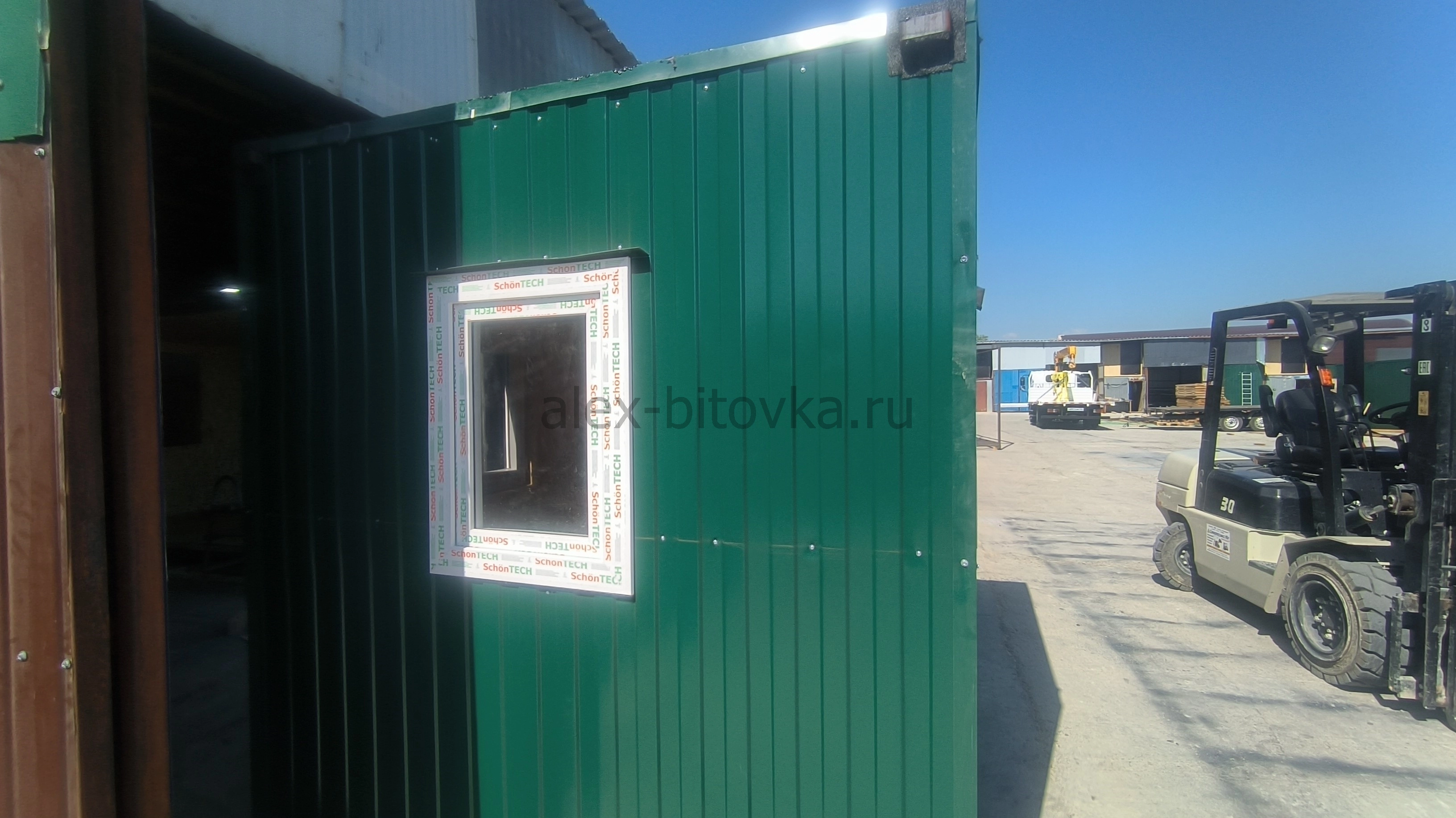 пост охраны с ПВХ окнами в Новоджерелиевская станица 