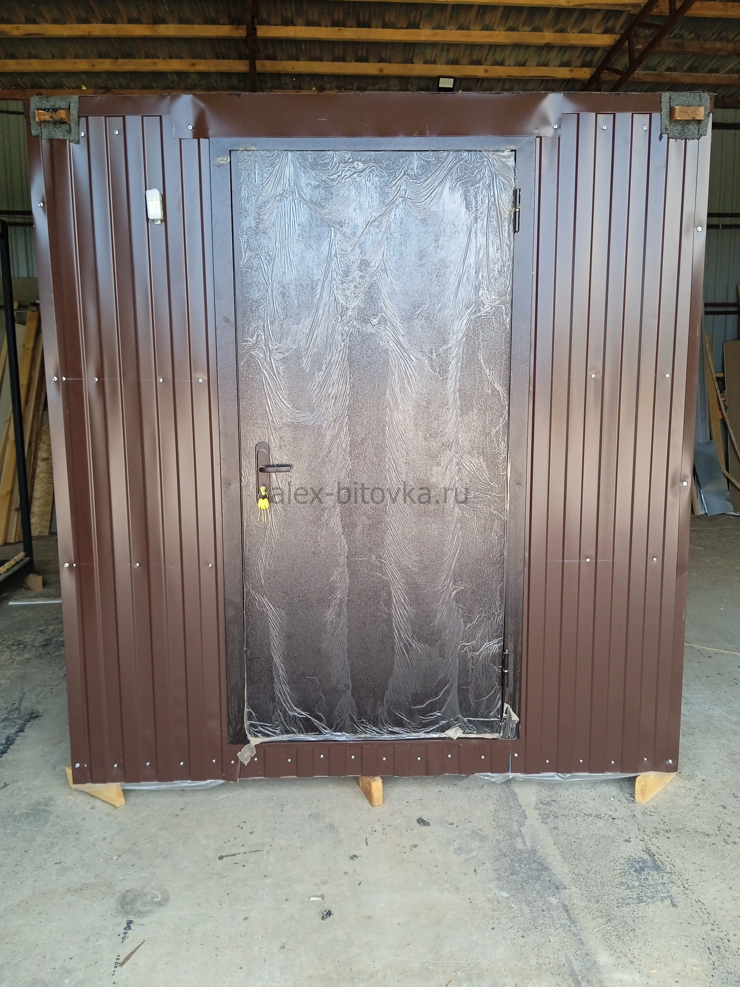 пост охраны с профнастилом в Надёжная станица